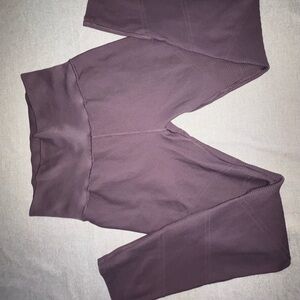 Athleta Purple Leggings Stretchy Full-Length